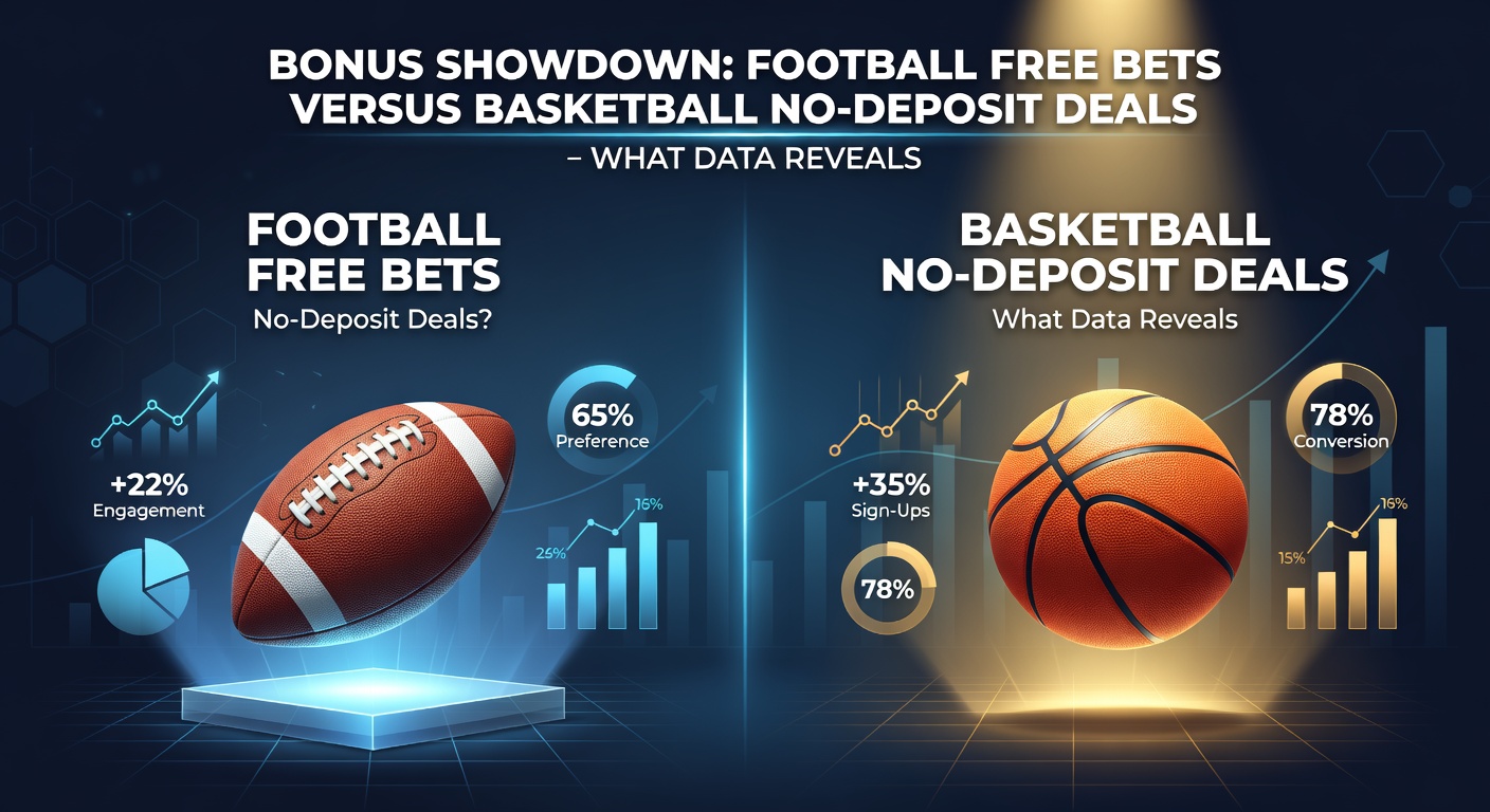 Collage of football stadium crowd and basketball hoop with betting slips overlay