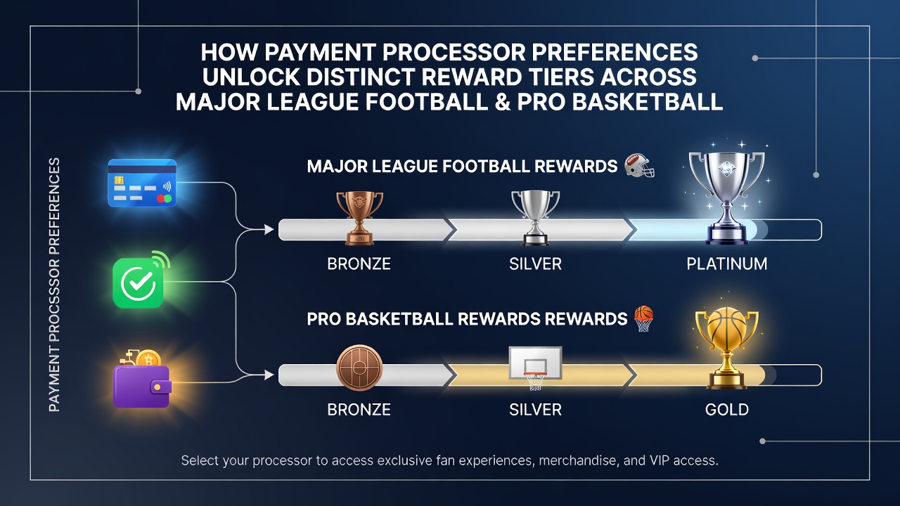 Comparison chart illustrating reward tier differences by payment method in sports and casino betting sections