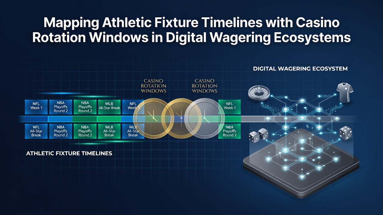 Interactive dashboard showing athletic fixture timelines aligned with casino bonus rotation windows across multiple digital wagering platforms