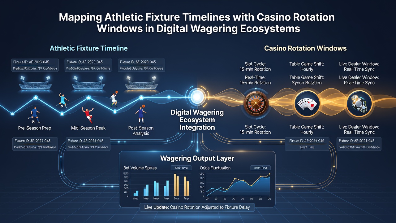 Heatmap visualization of casino rotation windows intersecting with global sports calendars in 2026
