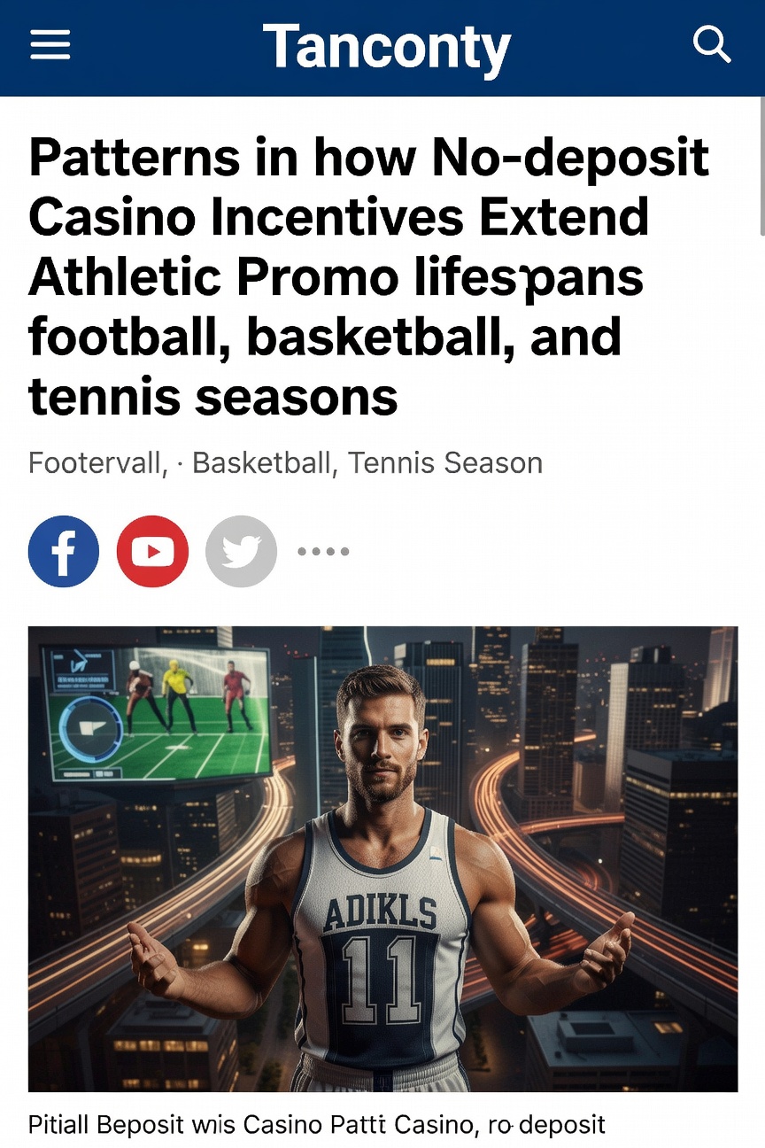Visual representation of no-deposit casino incentives overlapping with football, basketball, and tennis promotional timelines